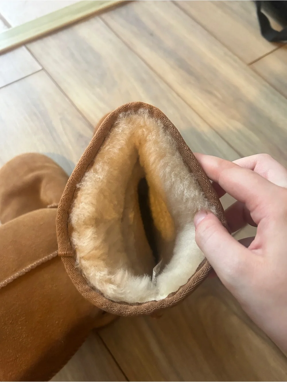 Koolaburra Chestnut Brown Short Suede Boots